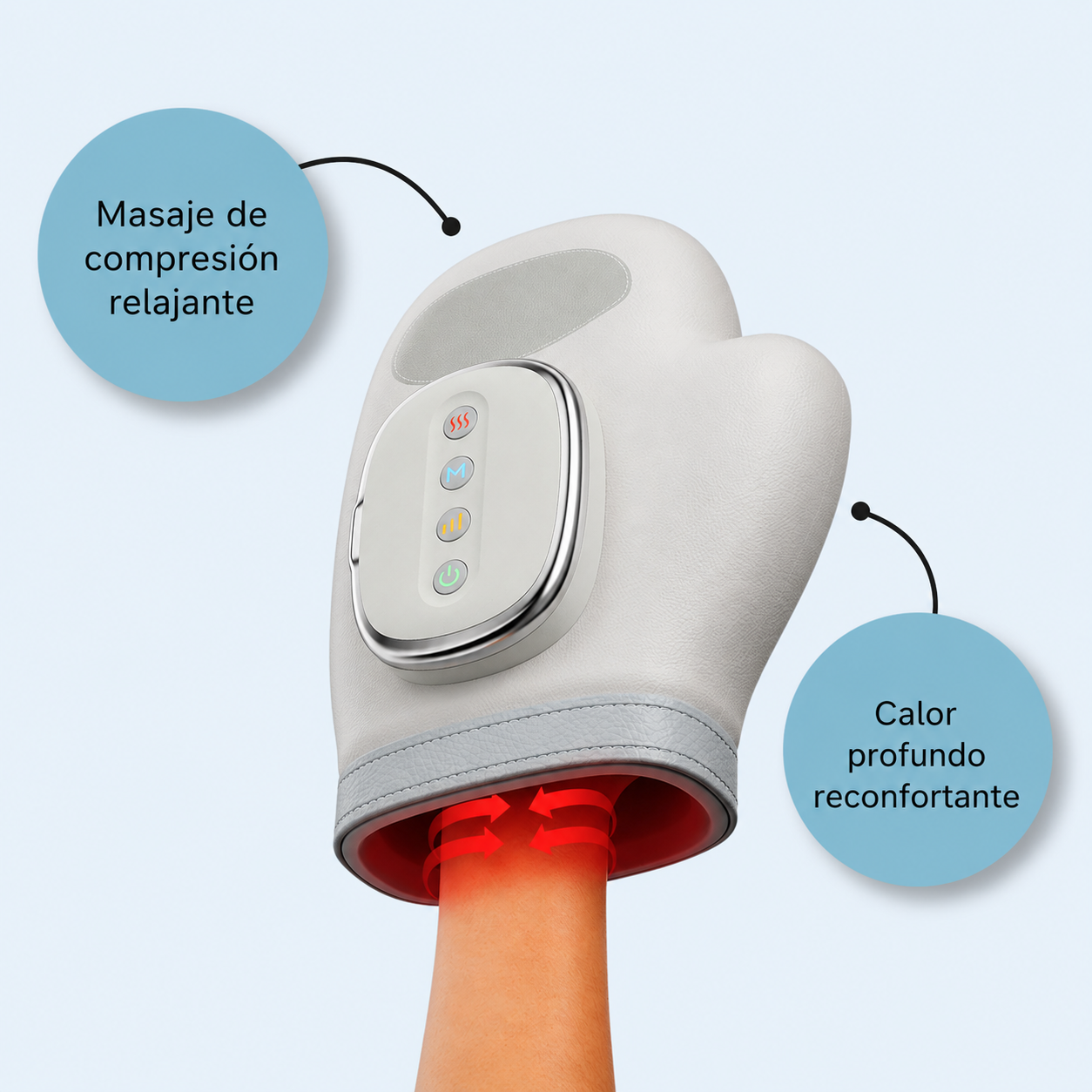 Guante terapéutico para aliviar el dolor de manos